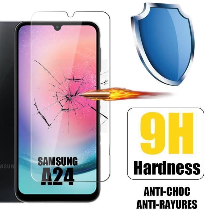 Film de Protection - Samsung - Galaxy A24 - Verre Trempé - Pack de 3 - Anti-rayure - Installation Facile