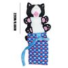 Cartoon Puppet for Cats Plush Stuffed Cats Hand Puppet Wrestler for Engaging Play and Bonding with Your Feline Friend