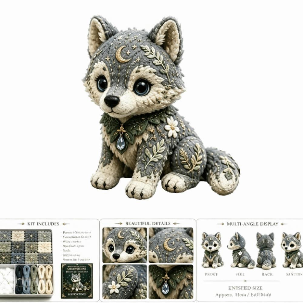 Floral Fabrics DIY Sewing Kit Creative Design Animal Toy Craft Fabric Sewing Kit For Craft Lover