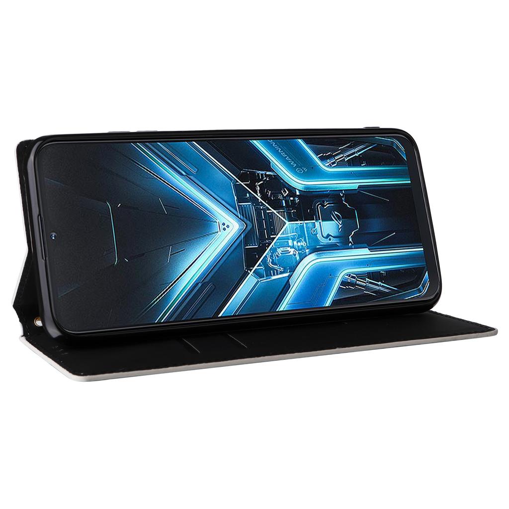 For Cubot X70 Case Rhombus Imprinted PU Leather Magnetic Auto-absorbed Phone Cover