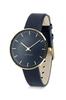ARNE JACOBSEN STATION 53207-1604GP 34mm Watch with Nordic Design, Water Resistant for Daily Use (Quiet Design with No Second Hand), Oxford Blue