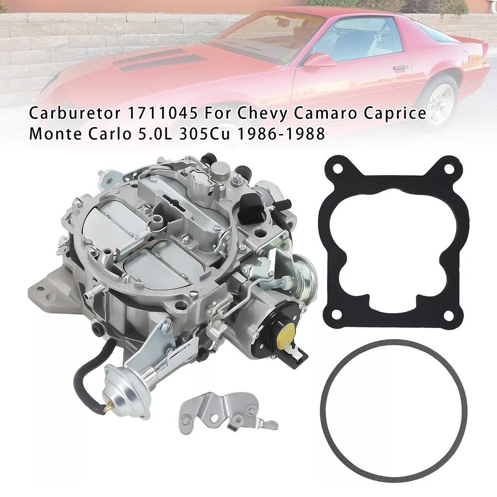 Carburetor 1711045 For Chevy Camaro Caprice Monte Carlo 5.0L 305Cu 1986-1988