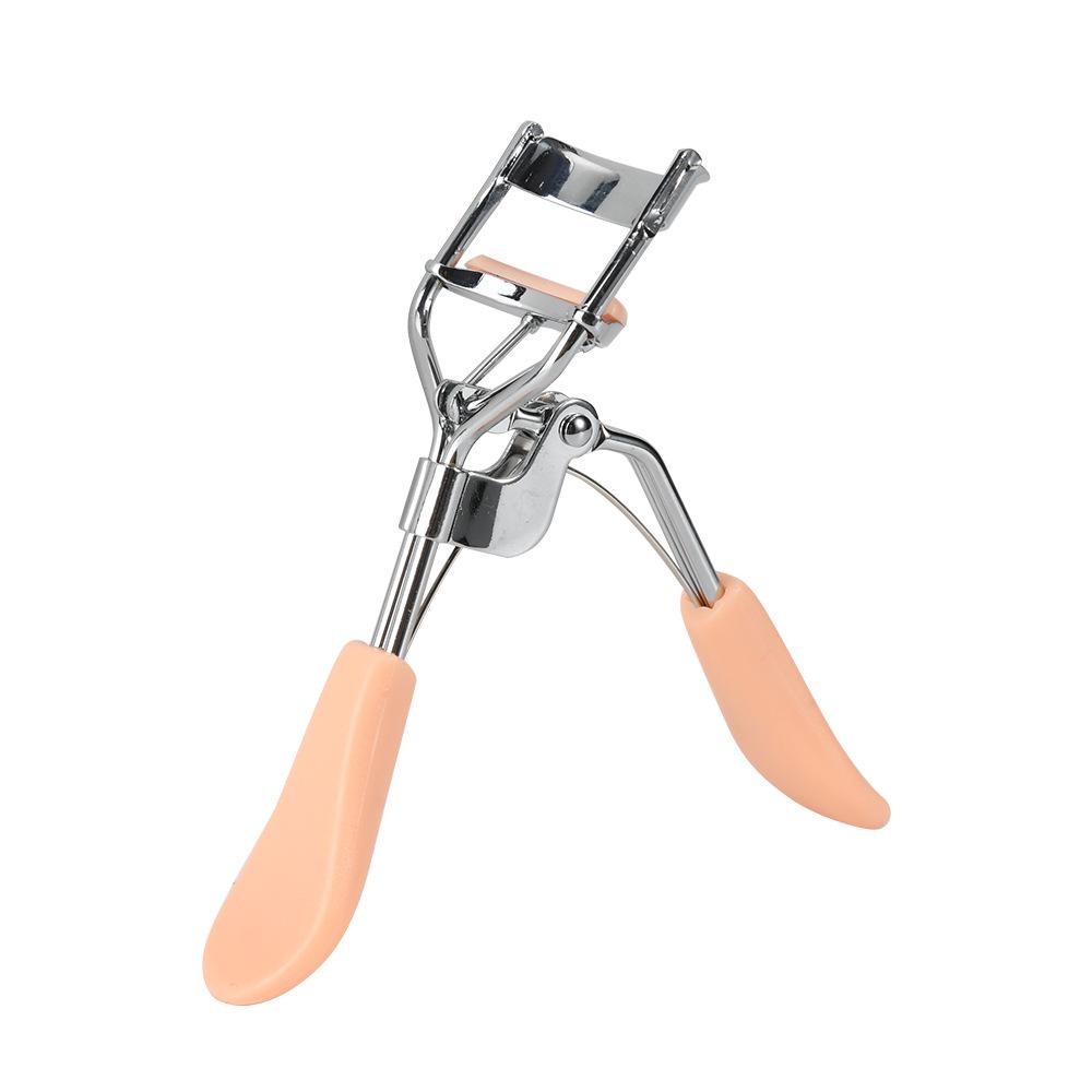 Max&Meet A4 Chrome-Plated Eyelash Curler with Plastic Handle - Korean Beauty Tool for Perfect Lash Shaping