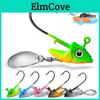 Isca de Pesca Proberos Jig018 Com Cabeça de Chumbo e Peso de Peixe Macio 7g 10g 15g Ideal Para Pesca de Fundo na América do Norte