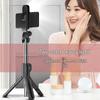 JINGRUIXIANG Rotatable Selfie Stick Tripod