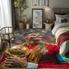 Dynamic Soccer Action carpet printing Doormat Bathroom mat Office chair cushion Art
