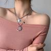 Women's Light Luxury Washable Titanium Steel Hip Hop Clavicle Necklace - Trendy Cold Style Sweater Chain Accessories