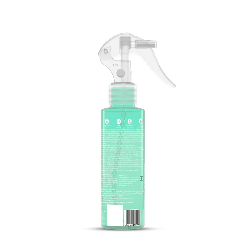 PLIX - THE PLANT FIX Rosemary Advanced Spray for Fuller, Thicker Hair, Redensyl® & Rosemary Extract, Easy To Use, Mess-free, Stimulates Hair Follic