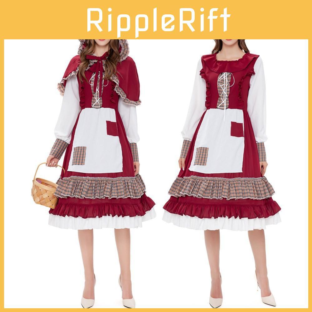 Charming Adult Cosplay Little Red Riding Hood Costume For Halloween Parties And Events