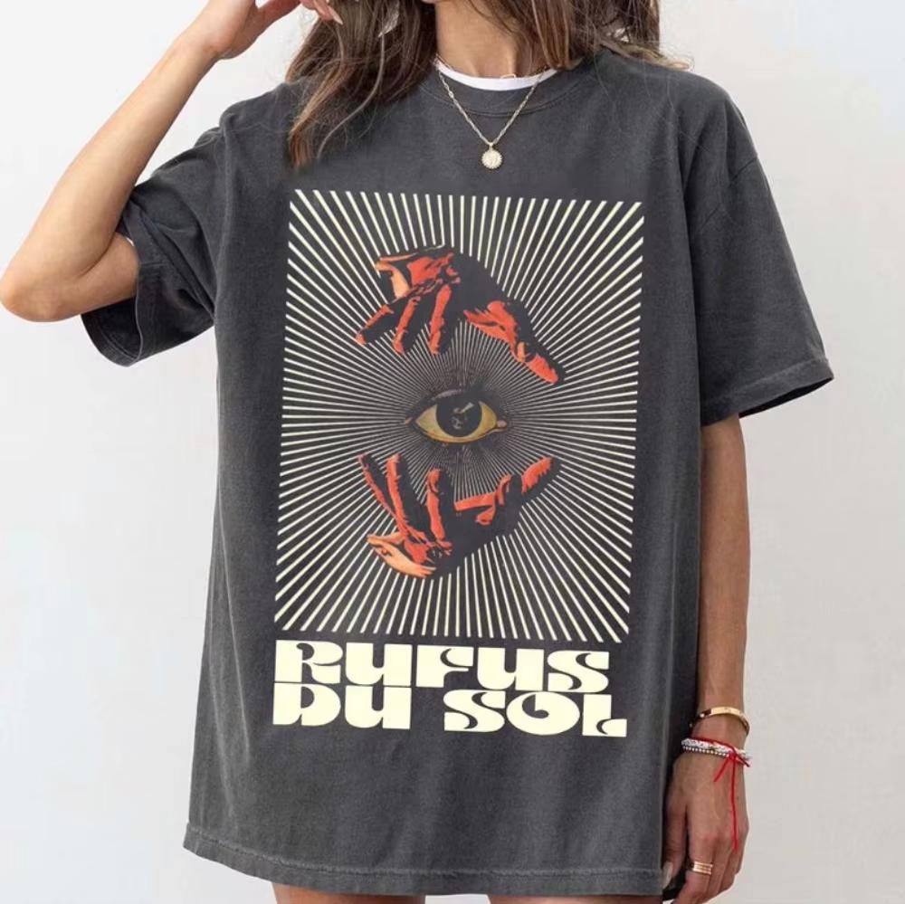 Rufus Du Sol Tshirt Music Makes Things Better House Music Pattern Tshirt Summer Unisexs and Womens Tshirt Top S