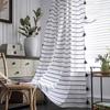 Jingga Striped Blackout Rod Pocket Curtain