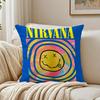 band grunge NNirvana Cushion Cover Pillowcase Antidustmite living Room Sofa Decor Cushion Room