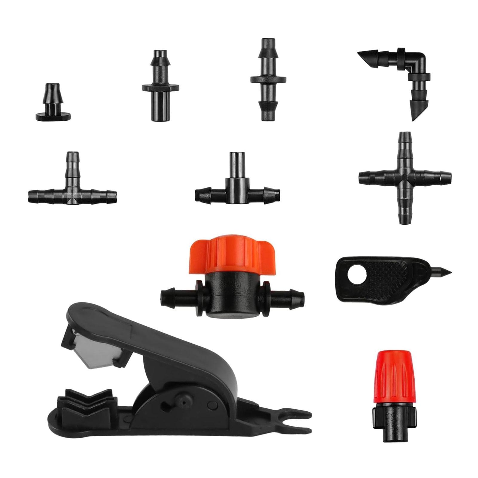 

ABS Aquarium Water Pipe Connector Joint Straight Tubes Water Pipe Tube Fitting Fish Tanks Accessories Quad Port Fittings