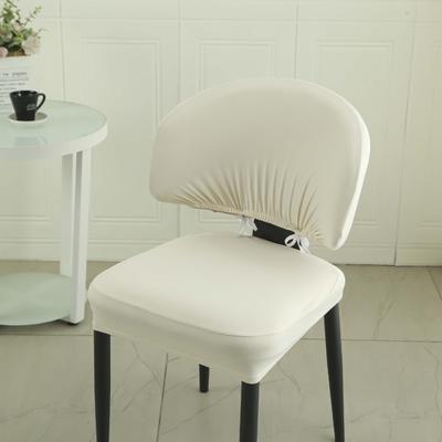 Home Designer Backrest Chair Covers Modern Simple Circular Dining Chairs Light Luxury Dining Table Chair Covers for Hotels