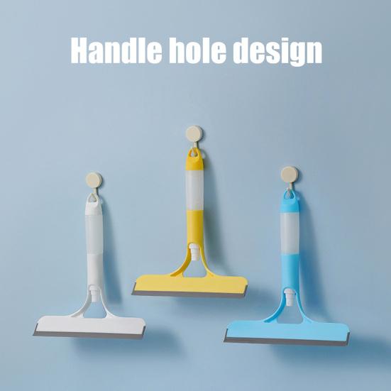 3 In 1 Window Squeegee Cleaner with Spray Bottle Ergonomic Design Double-sided Wipe Window Scrubber Cleaning Tool