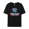 Maverick Helmet Casual Tshirts For Adult Casual Tops Shirt Funky Sweatshirts O Neck Cotton Crazy TeeShirt Camisa Unisex