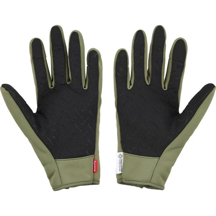 Supreme Windstopper Zip Gloves Olive