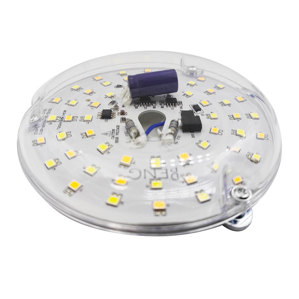 4 Inch Ceiling Fan LED Light Replacement 15w 3CCT 3000K 4000K 6000K 3 Color Dimmable Round LED Ceiling Fan Retrofit Kit