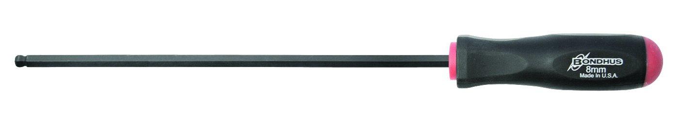 

Hexagonal Ball Point Driver Extra Long 8mm 385mm Shaft 260mm Grip Black Dyed BSLL8MM [BONDHUS] [Total Length Length Diameter 33mm] No.03772