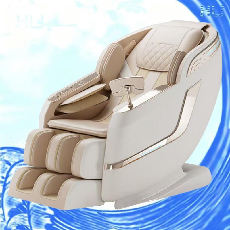 Dual-Rail Smart Massage Chair: Compact Full-Body Luxury Electric Sofa