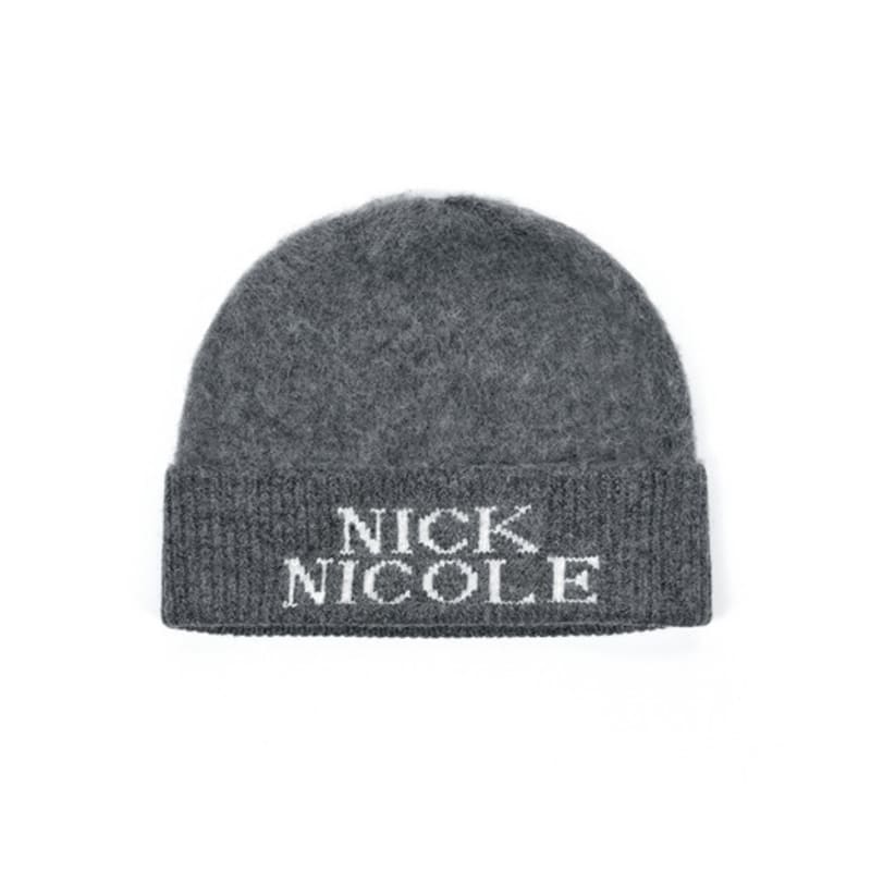 

NICK&NICOLE [Nancy s outfit] NICOLE MIXED JAQUARD BEANIE_GRAY FREE
