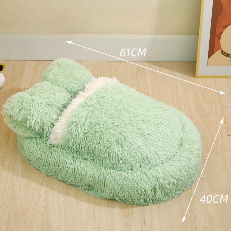 Cat Bed for All Seasons Cats and Dogs Sleep Enclosed Winter Warm Pet Mat Winter Pet Bed