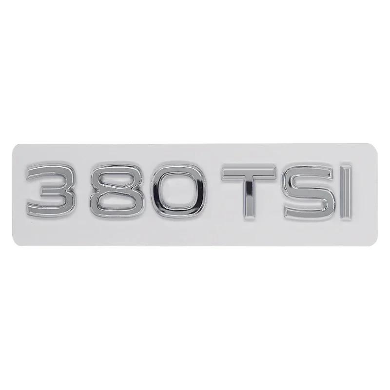 3D ABS 280TSI 380TSI Car Body Side Emblem Auto Rear Trunk Badge Sticker For VW Golf Passat Jetta Tiguan Polo Vento Lavida MK4