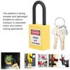 Lockout Tagout High Heat Impact Includes for Electrical Factory Work Maintenance and and Disaster Prevention Padlock, Insulated, Strength,