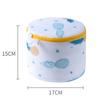 Printed Bra Laundry Bag Thicken Fabric Bra Cylinder Storage Bag Fixed Bra Protection Washing Bag