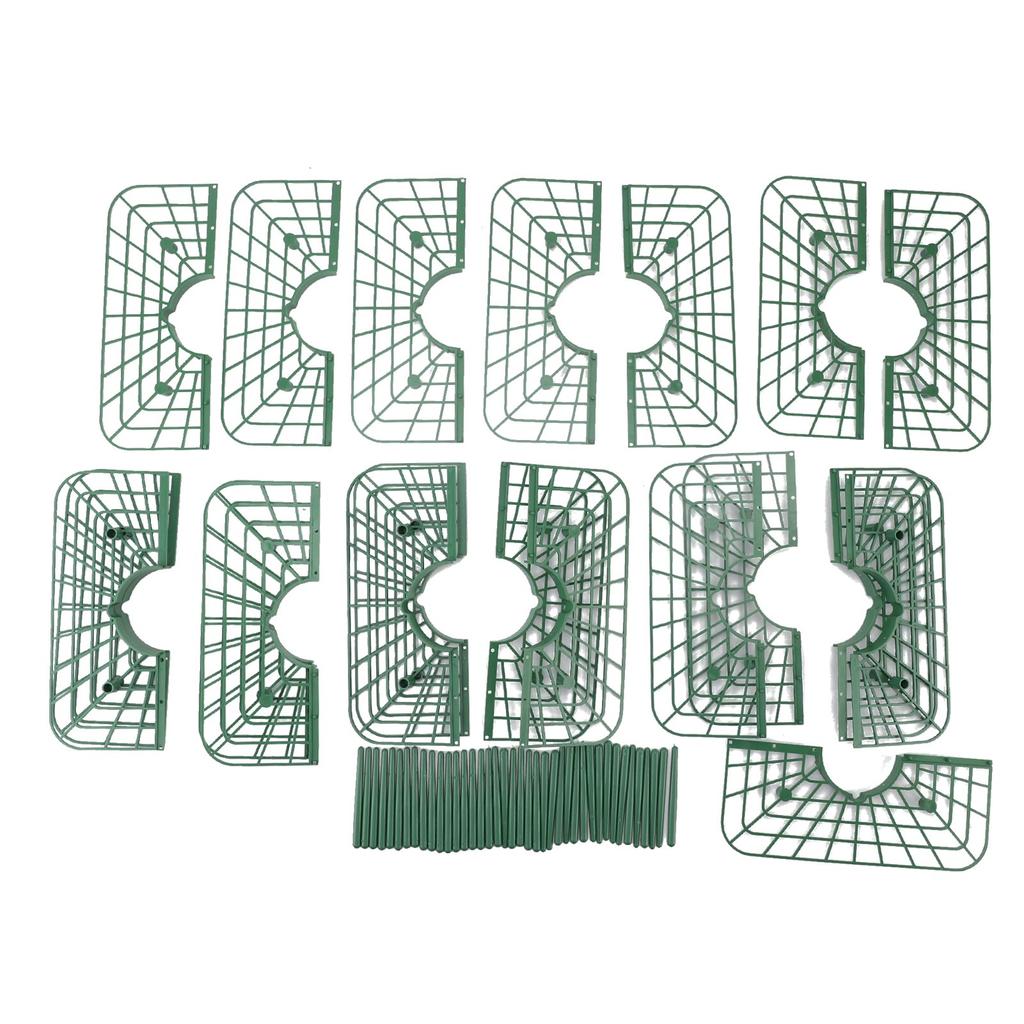 Jordgubbsodlingsställ Avtagbart PP Vattentätt Återanvändbart Jordgubbsväxtstöd för Jordodling Inomhuspotta