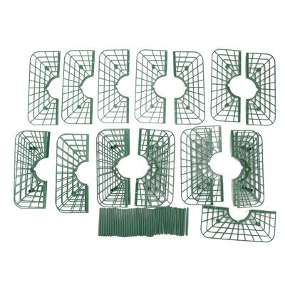 Strawberry Growing Rack Detachable PP Waterproof Reusable Strawberry Plant Support for Soil