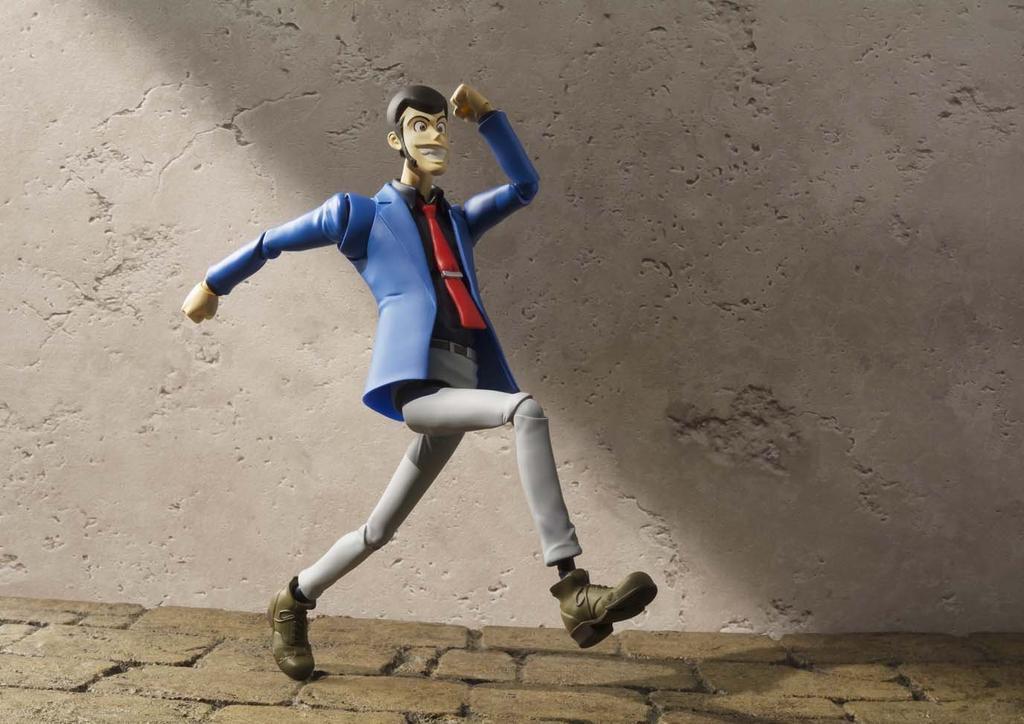 TAMASHII NATIONS Lupin Třetí, pohyblivá malovaná figurka o velikosti přibližně 150 mm, SHFiguarts ABS a PVC