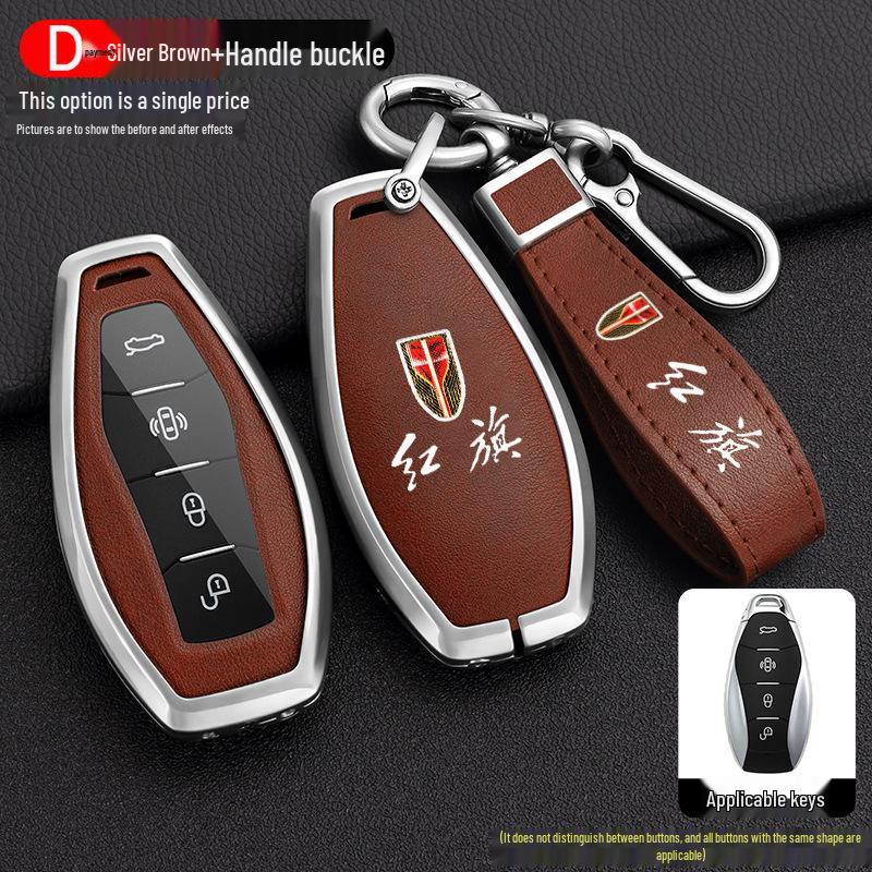 2023 Hongqi H5/H6/HS5 Men's Key Case for HS3 & HQ9 with EQM5 High-End Shell