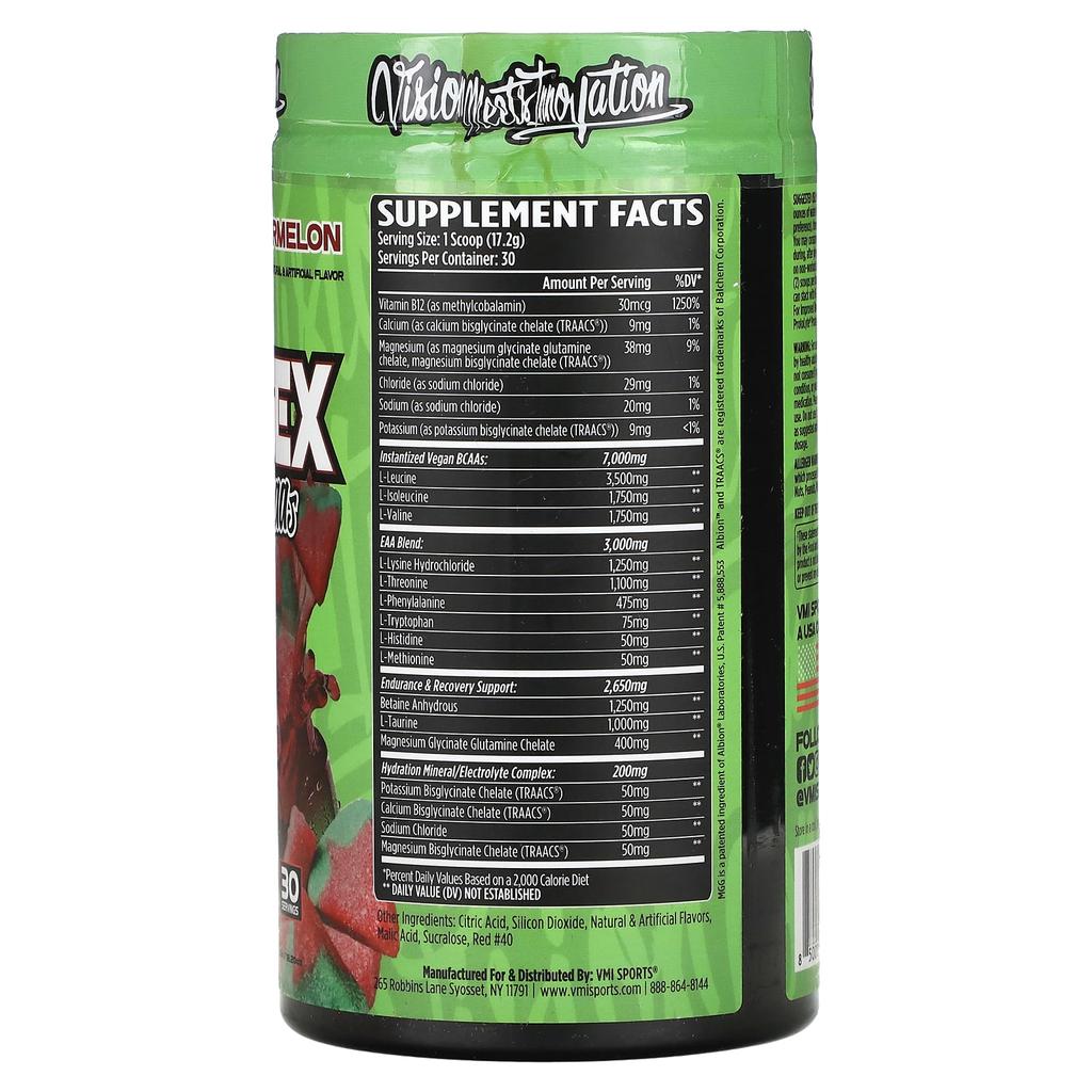 VMI Sports, Aminogex, EAA/BCAA, Watermelon Flavor, 18.2 oz (516 g)