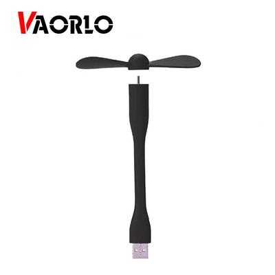 VAORLO Simpatici mini ventilatori USB flessibili portatili Gadget USB rimovibili pieghevoli Bassa potenza per Powerbank per PC per laptop Per OTG Carino