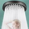 New Round Booster Shower Head Three-speed Large Panel Handheld Shower Head Home Bath Shower Set