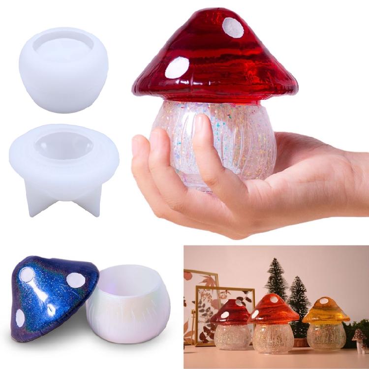 Box Resin Mold Bottle Silicone Mold Storage Box Resin Casting Mold DIY Jewelry Box Epoxy Resin Mold for DIY Resin Crafts