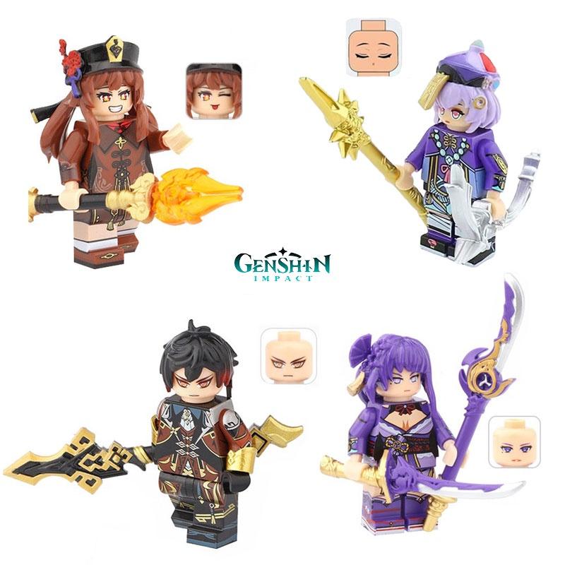 Original Genshin Impact Figur MOC Bausteinspielzeug für Kinder