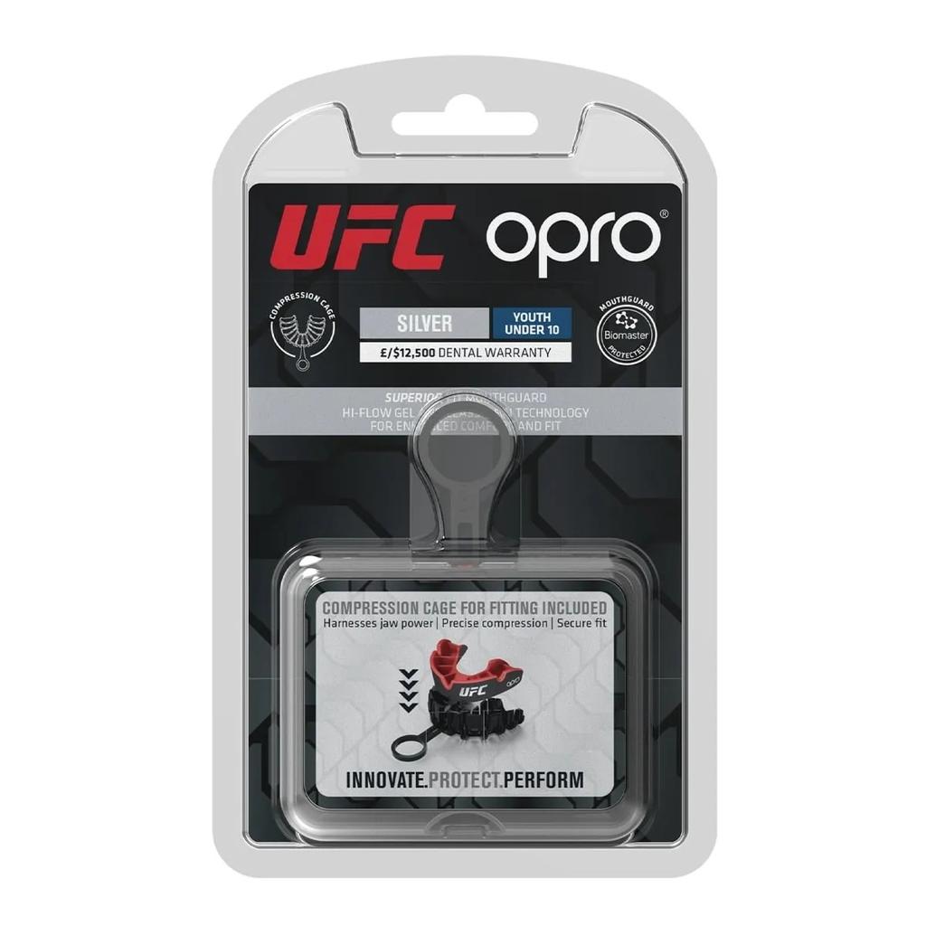 Opro Kids Mouthguard UFC Silver GEN5 White