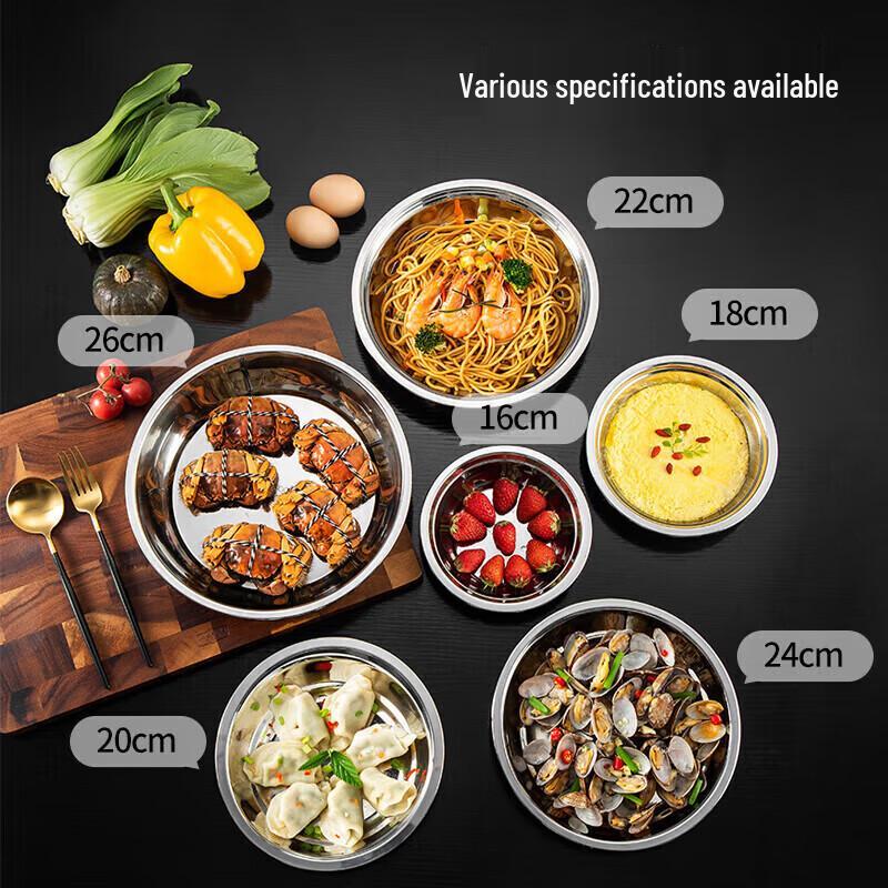 MAXCOOK Thickened 304 Stainless Steel Plate