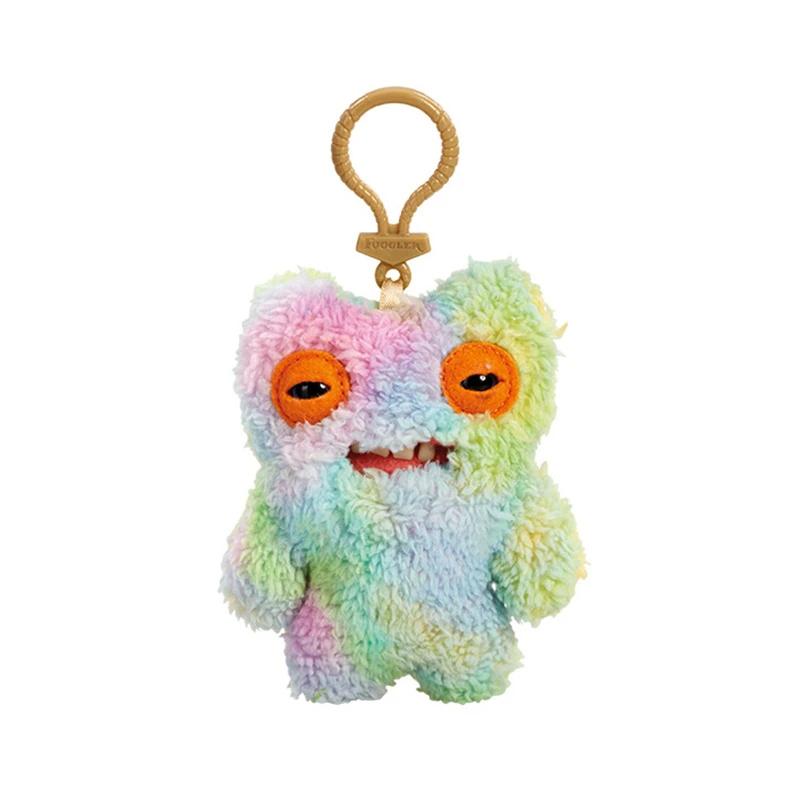 Echter Fuggler Schlüsselanhänger Serie 5 Komischer Fugg Heimeliges Biest Kuschelige Figuren Animierter Rucksack Medaillon Modelle Plüsch Stofftiere Andenken 11CM