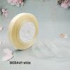 Cinta de Hilo de Nieve Transparente de 1,2 cm para Manualidades: Ganchillo, Accesorios para el Cabello, Lazos, Regalos, Empaque para Pasteles y Cajas, Cinta de Seda