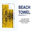 Yellowstone Print Beach Towel, Large Soft Quick Dry Towel for Beach Camping Swimming