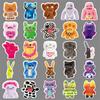 50PCS Cute FUGGLER Monster Stickers: Trendy Tooth Monster Waterproof Decals for Phones & Cups