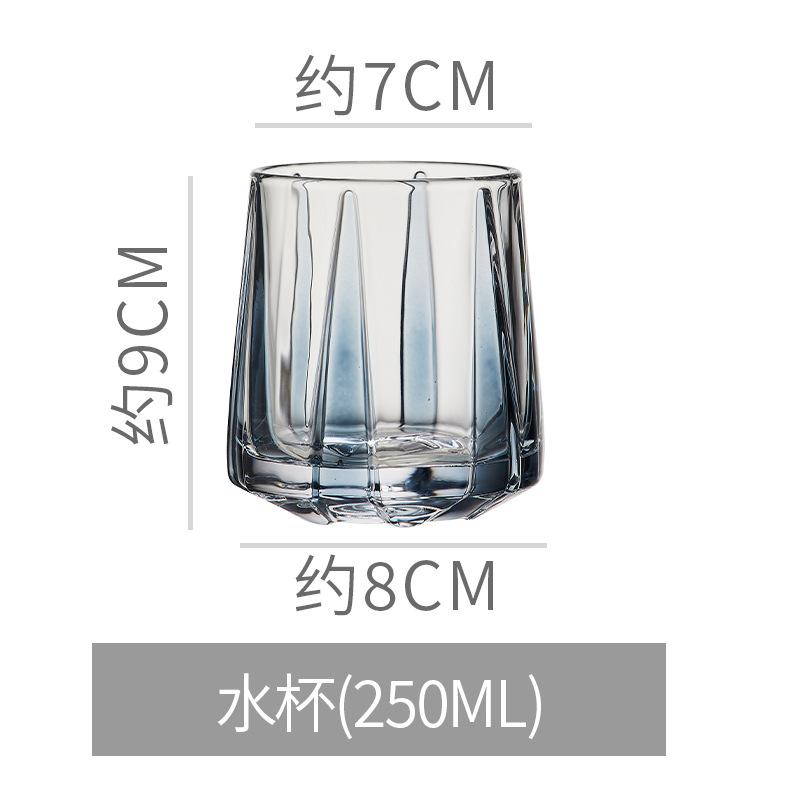 Creative Sword Patterned Crystal Glass Cup, Colored Electroplated Whiskey Glass, High-value Beer Glass, Cold Brew Coffee Cups