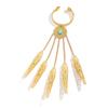 Ancient Queen Bracelet with Finger Nails Tip Claw Rings Belly Dance Hand Chain Jewelry Chain Finger Rings Bracelet Women