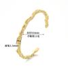 Korean Version of Creative Texture Bracelet Fashion Personality Opening Niche Personality Bracelet Girlfriend Hip Hop Style Bracelet