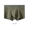 Luxury Mid-Waist Men's Breathable Antibacterial Cotton Boxer Briefs with Seamless Design