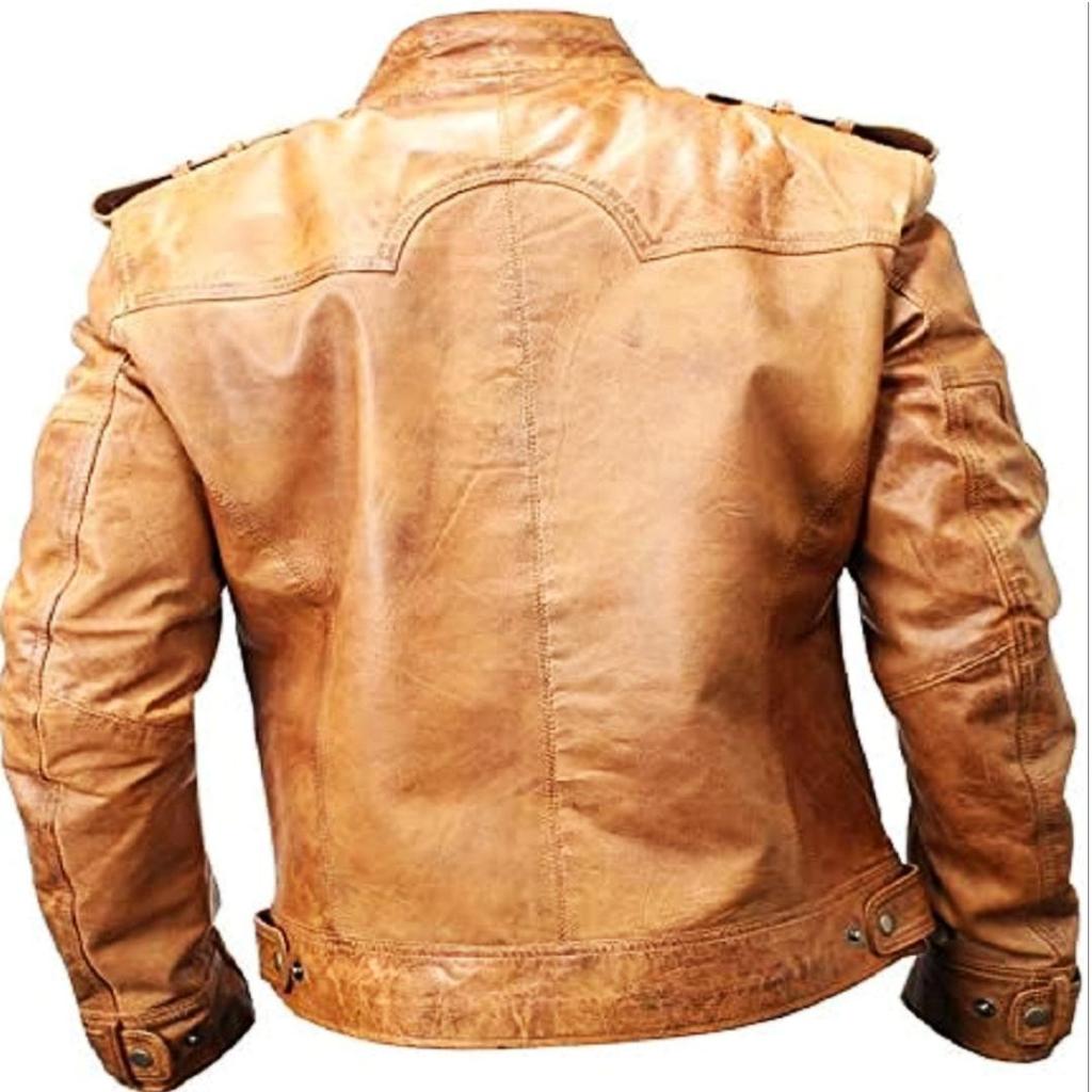 NOORA Ανδρικό Δερμάτινο Μπουφάν ST021