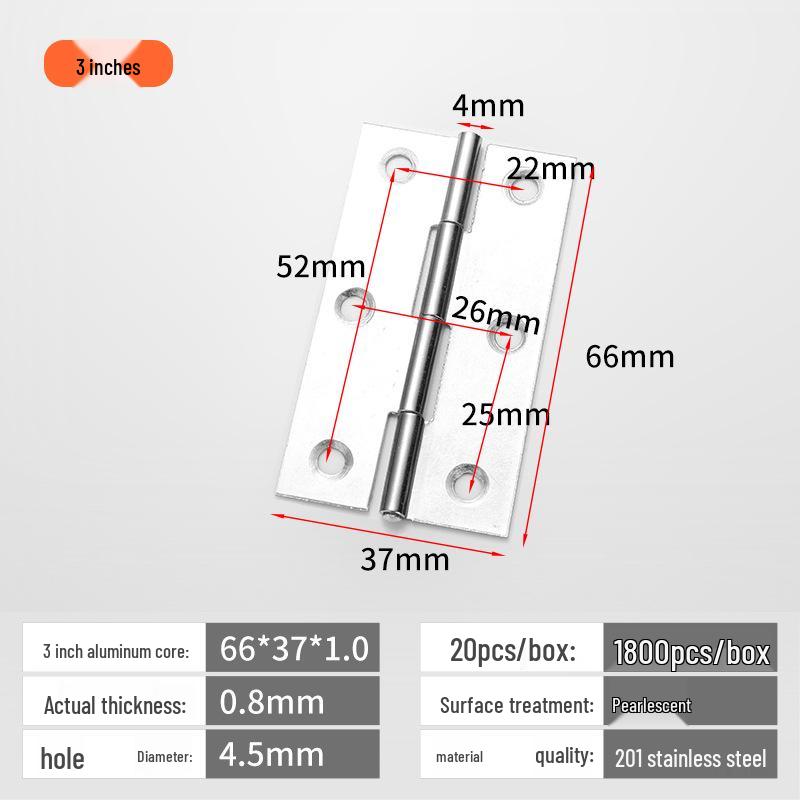 Tiché panty pro skříně a okna z nerezové oceli 304 - Velikosti: 1'', 1,5'', 2'', 3'', 4''